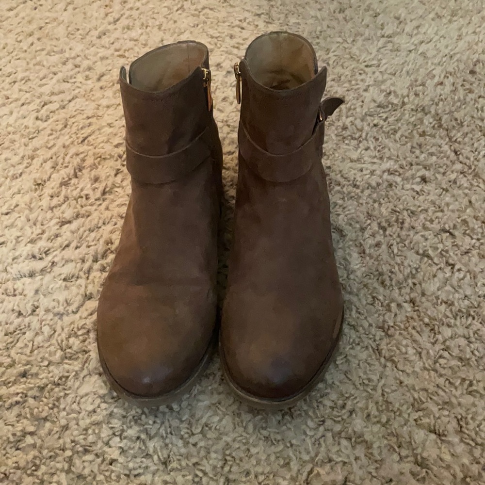 Franco Sarto dark beige or brown boots
